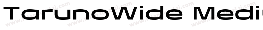 TarunoWide Medium字体转换
